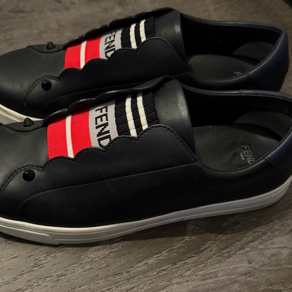 Fendi Women's Rockoko leather sneaker
